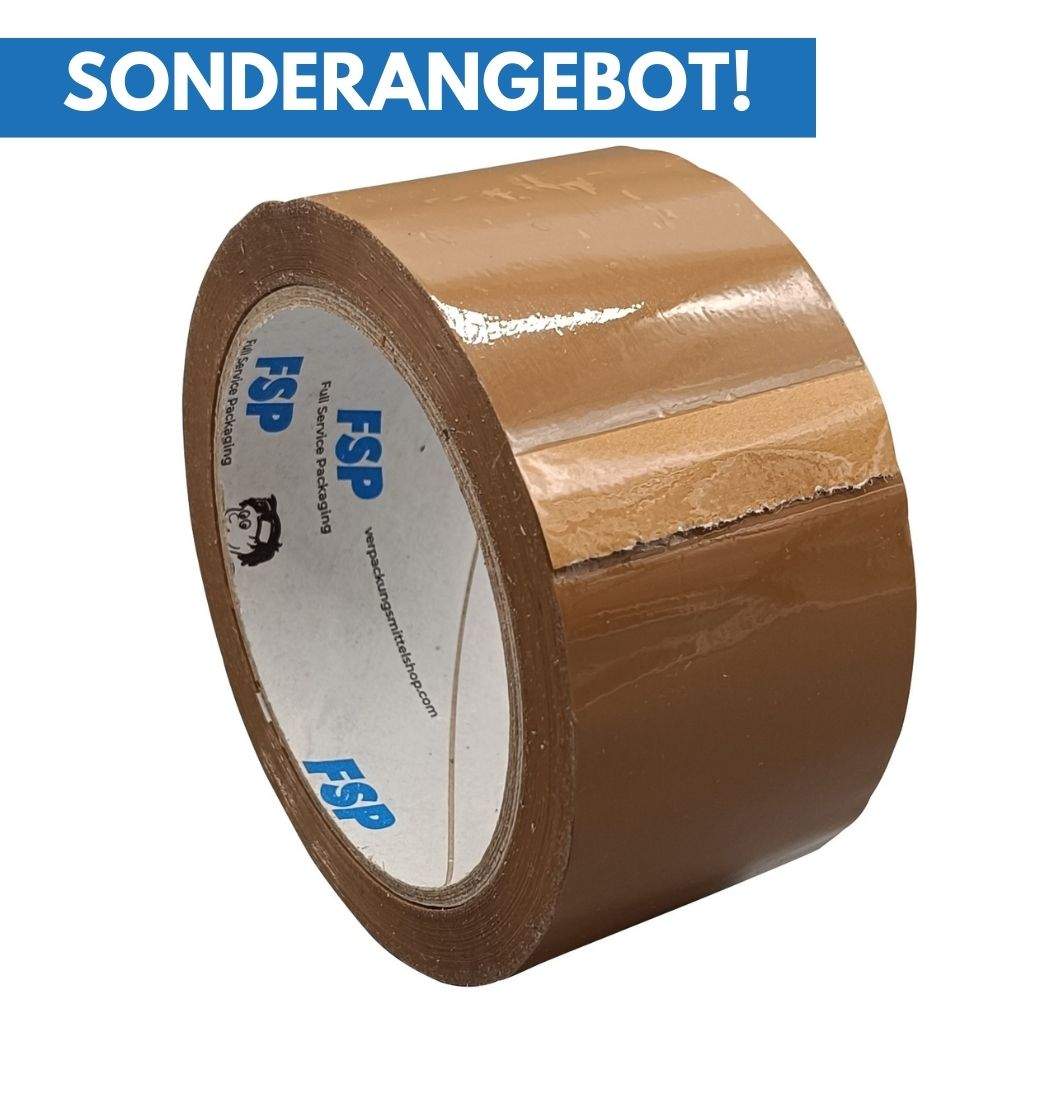 Sonderangebot-Klebeband-Kunststoff-Premium-Braun-High-Quality-Günstig