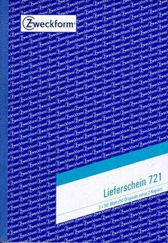 Lieferscheinbuch Zweckform 721 A5 3x50 Blatt 3-fach bedruckt