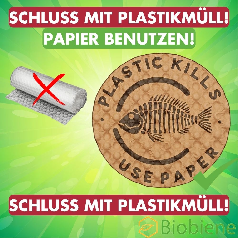 Plastikfrei Verpacken - Biobiene® macht´s möglich