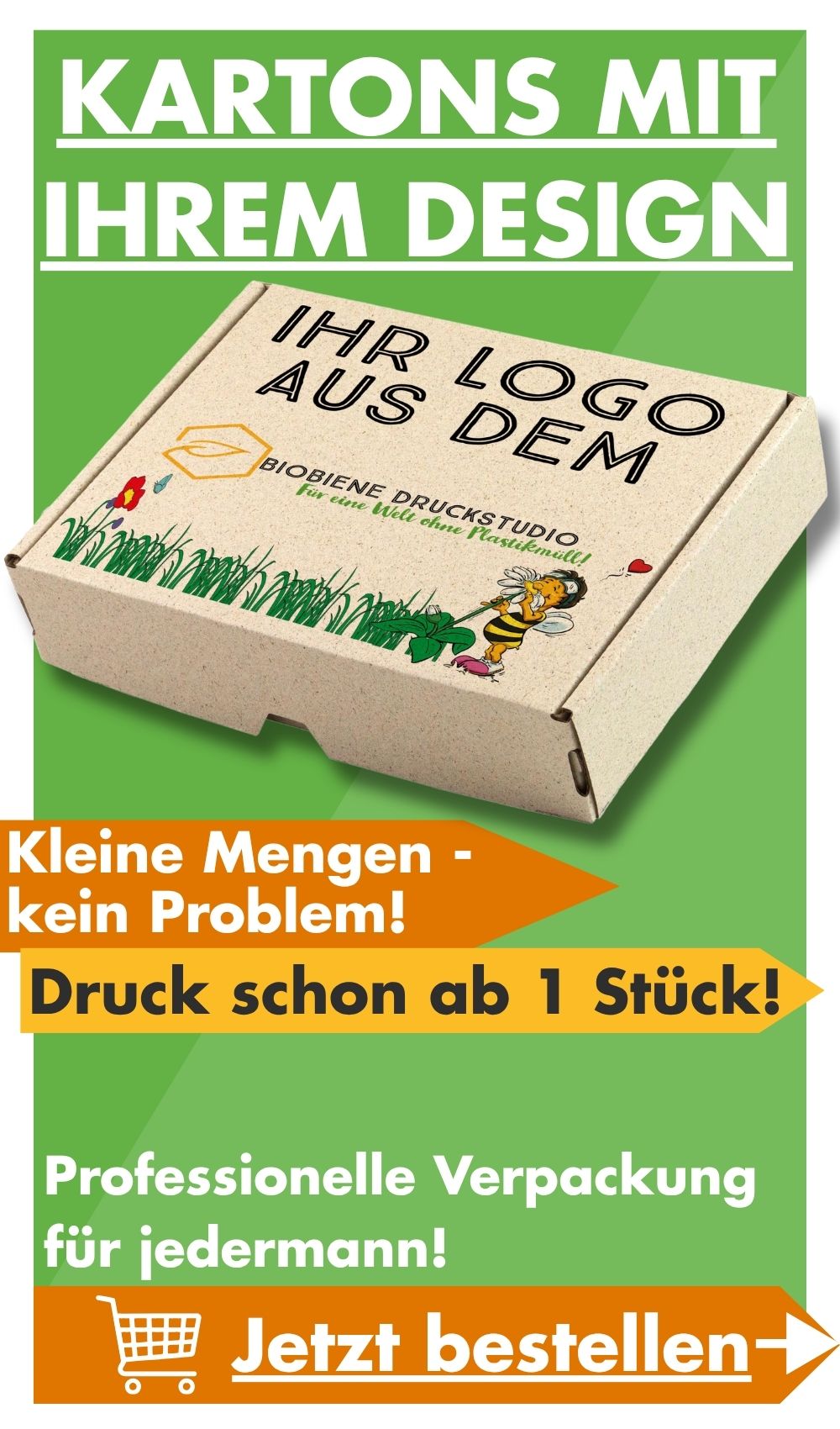 Bedruckte Kartons für jedermann