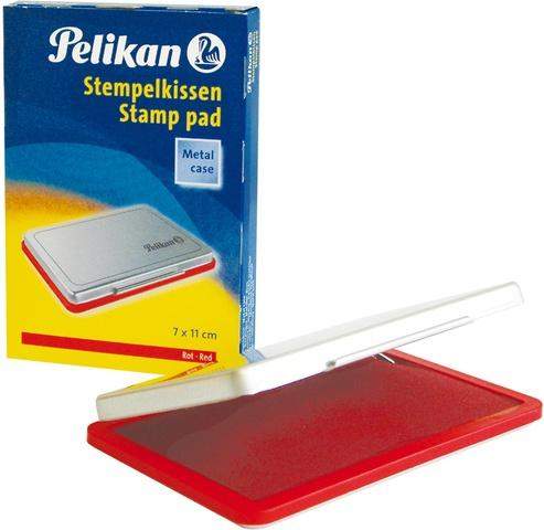 Stempelkissen Pelikan Metall 7 x 11 cm rot Pelikan Größe 2 /1 St