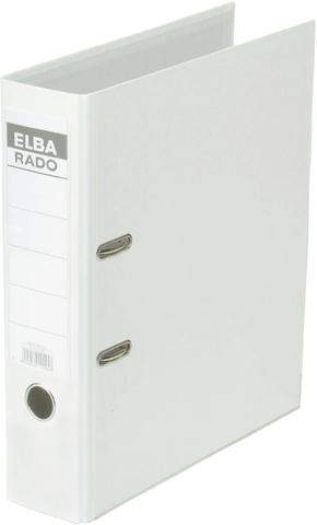 Ordner Elba Rado Brillant 10417 A4 Rückenschild einsteckbar weiss 8cm